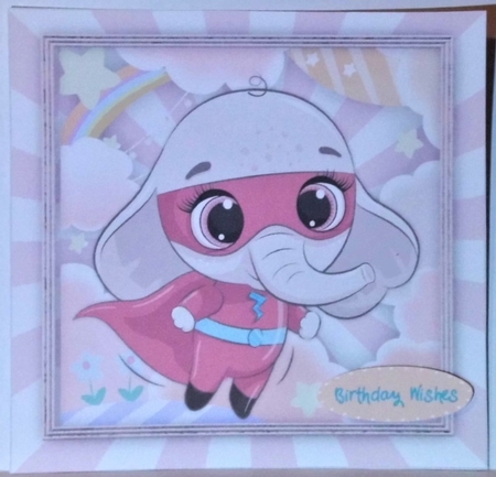 Gorgeous Ellie Super Hero, Pink by Hazel Underwood