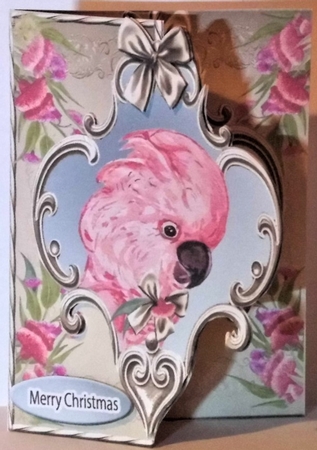 Mini Kit -over the Edge- Ozzie Christmas- Pink Cockatoo by Hazel Underwood