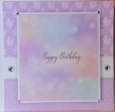 Beautiful Purple Insert 7x7 by Hazel Underwood