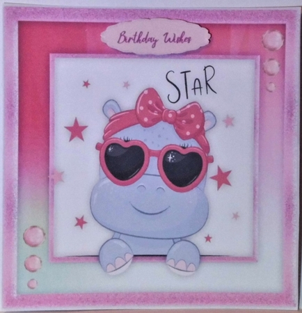 Cute Star Animal  5 by Hazel Underwood