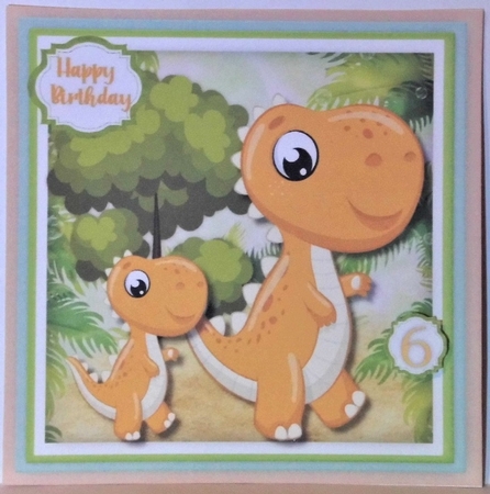 Dinosaur Walk 1 by Hazel Underwood