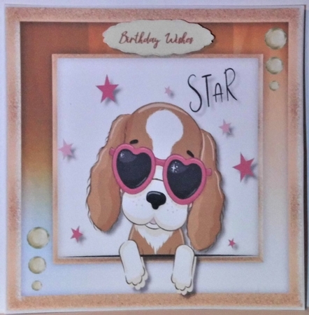 9, Lovely card Front , Star Animals  by Hazel Underwood