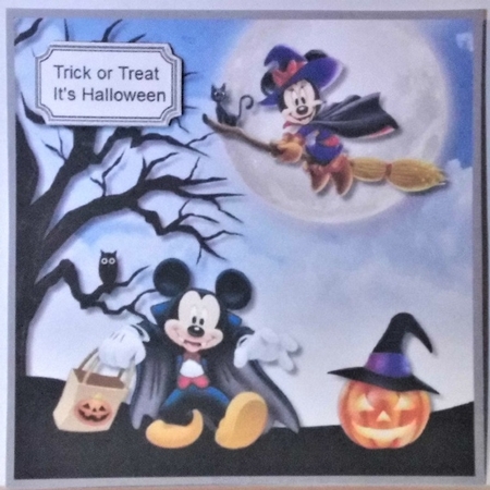 Mickey and Minnie Halloween by Hazel Underwood