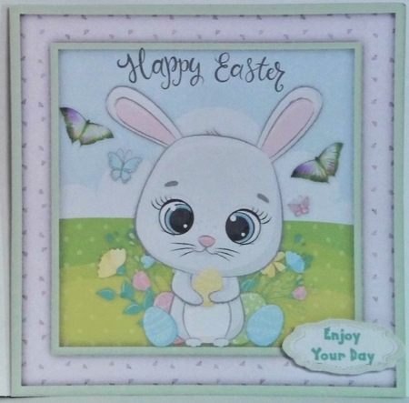 Bunny and Eggs  by Hazel Underwood