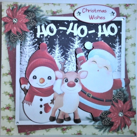 HO-HO-HO Santa and Friends by Hazel Underwood