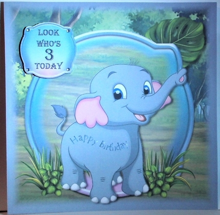 Birthday Elephant for ages 1-4 by Hazel Underwood