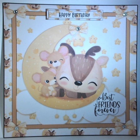 2021-Best Friends Quick Card by Hazel Underwood
