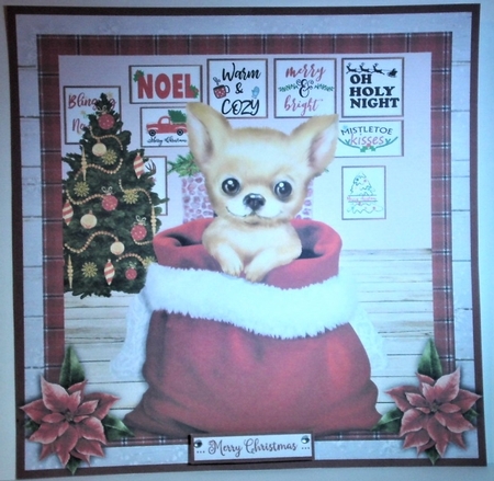 CHRISTMAS CHIHUAHUA mini kit by Hazel Underwood