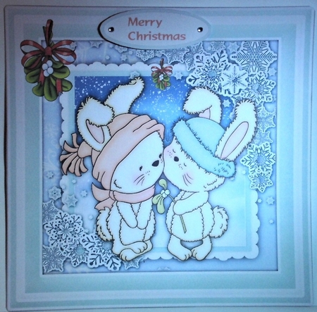 7x7 Mini Kit, Gorgeous Mistletoe Kisses by Hazel Underwood