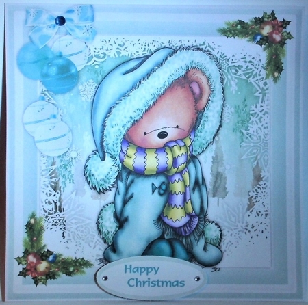 7x7 Mini Kit, Teds Keeping Warm  by Hazel Underwood