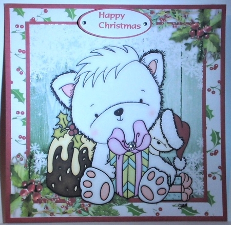 7x7 Mini Kit,Teds Christmas Suprise by Hazel Underwood