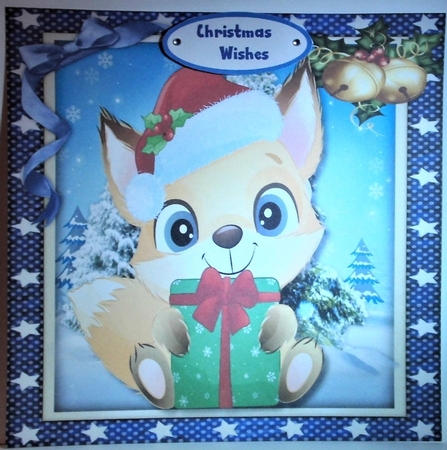 7x7 Mini Kit Gorgeous Christmas Fox by Hazel Underwood
