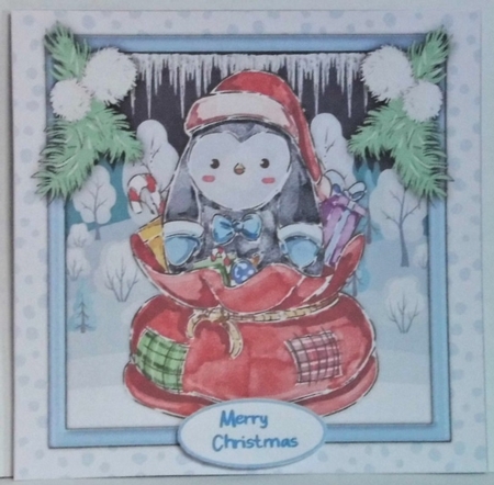 Santas Christmas Sack by Hazel Underwood