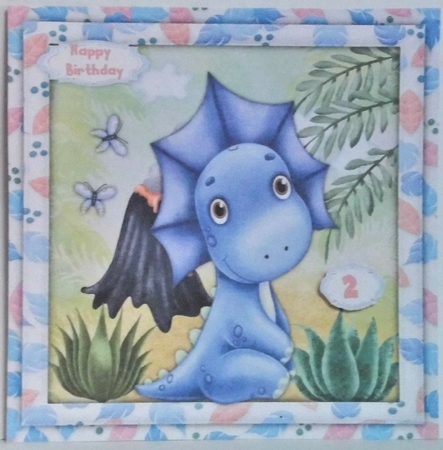 Happy Birthday Dino 2 by Hazel Underwood