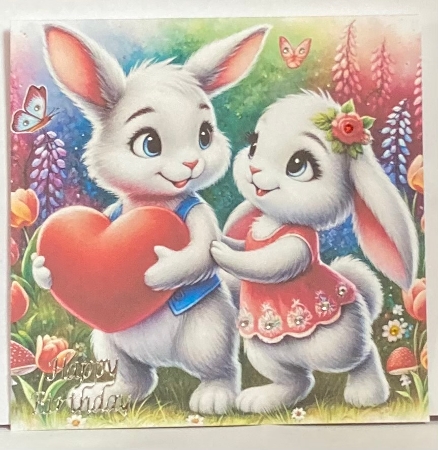 Bunnies 2  by Hazel Underwood