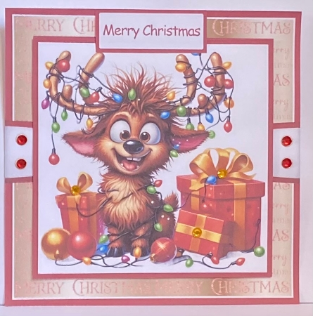 Christmas Animals 1 Mini Kit 7x7 by Hazel Underwood
