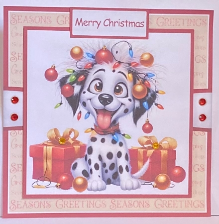 Christmas Animals 2 Mini Kit 7x7 by Hazel Underwood
