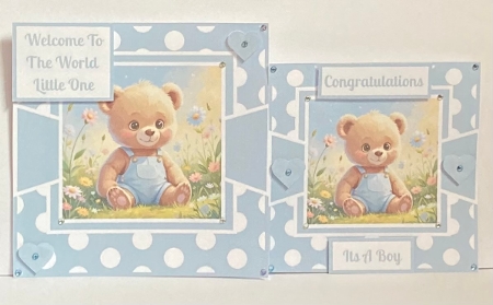 New Baby Boy Bear Toppers. by Hazel Underwood