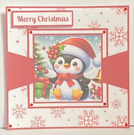 Cute Christmas Penguin Toppers. by Hazel Underwood