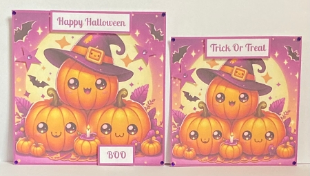 Cute Pumpkins Halloween Toppers. by Hazel Underwood