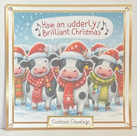 udderly christmas 1 by Hazel Underwood