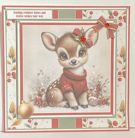Festive Fawn Wishes by Hazel Underwood