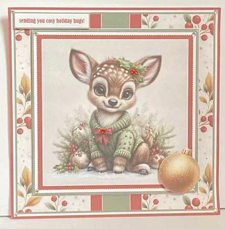 Festive Fawn Wishes by Hazel Underwood