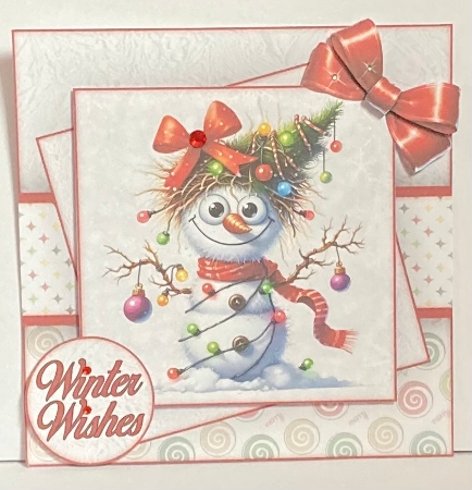 Silly Snowman Mini Kit  by Hazel Underwood