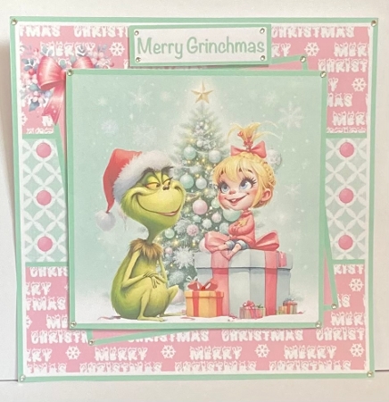 Grinchy Christmas #1 Mini Kit 7x7 by Hazel Underwood