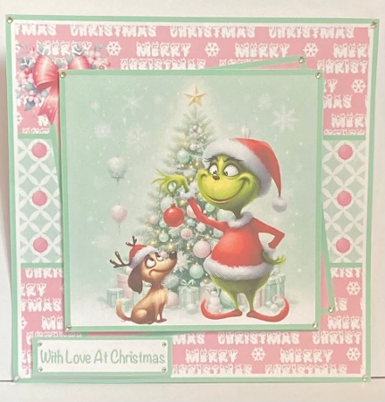 Grinchy Christmas #1 Mini Kit 7x7 by Hazel Underwood