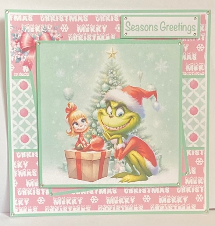Grinchy Christmas #1 Mini Kit 7x7 by Hazel Underwood
