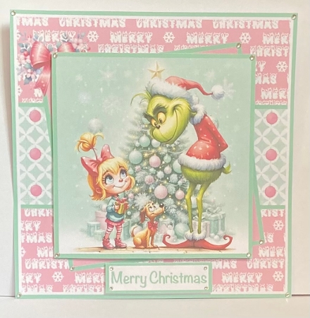 Grinchy Christmas #1 Mini Kit 7x7 by Hazel Underwood