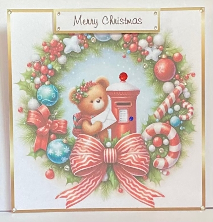 2 to a page teddy wreaths by Hazel Underwood