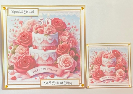 50th cake birthday by Hazel Underwood