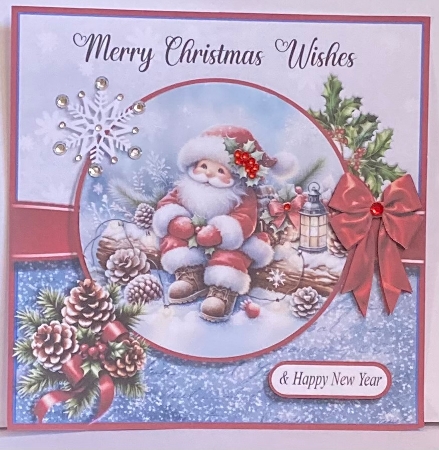 Sweet Snowy Santa by Hazel Underwood