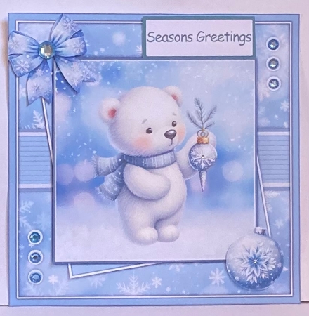Snow Bear mini kit by Hazel Underwood