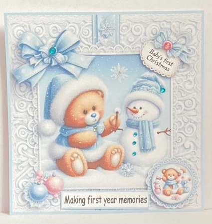 babys first christmas boy by Hazel Underwood