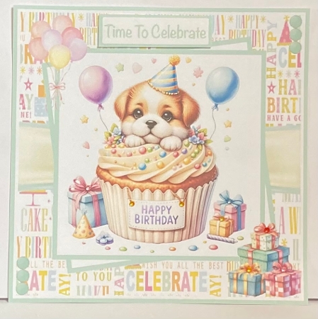 Animal Cupcakes #1 Mini Kit 7x7 by Hazel Underwood