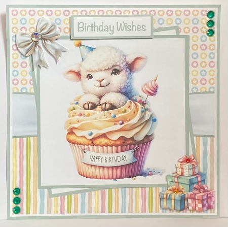Animal Cupcakes #2 Mini Kit 7x7 by Hazel Underwood