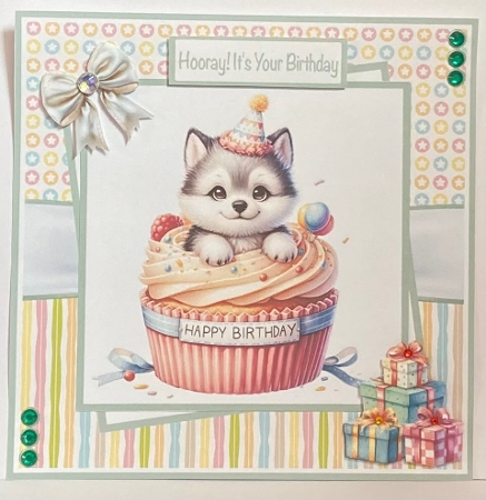 Animal Cupcakes #2 Mini Kit 7x7 by Hazel Underwood