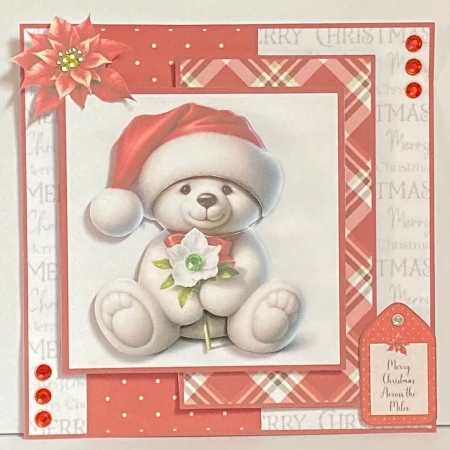 Santa Claus Teddies  - 8x8 Card Fronts Bumper Kit by Hazel Underwood