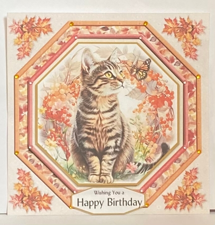 Feline Autumnal 6 by Hazel Underwood