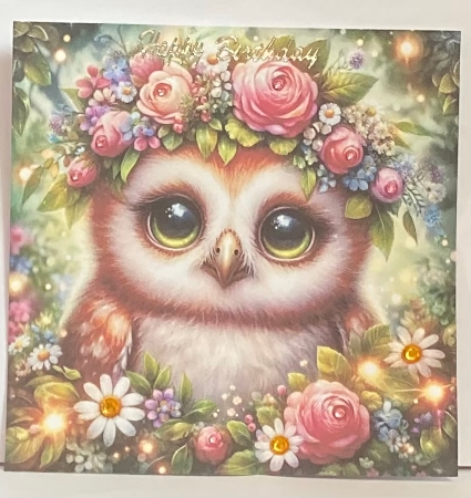 Floral Owls by Hazel Underwood