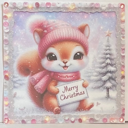 Christmas Squirrels  by Hazel Underwood