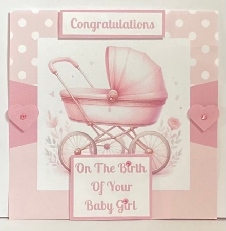 Baby Pink Pram Toppers. by Hazel Underwood