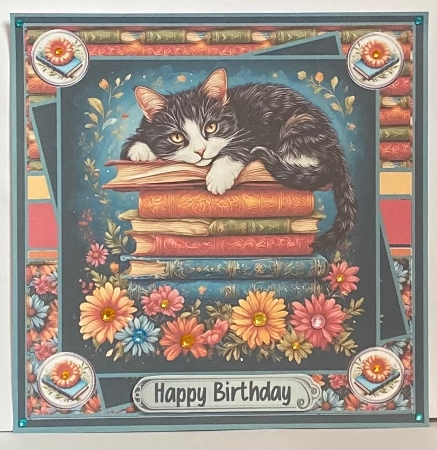 Reading with my furry friend by Hazel Underwood