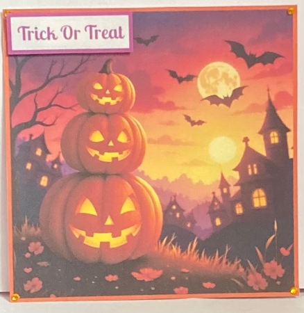 Halloween Pumpkins Toppers. by Hazel Underwood
