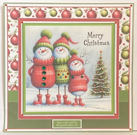 Frosty funnies 8 x 8  by Hazel Underwood
