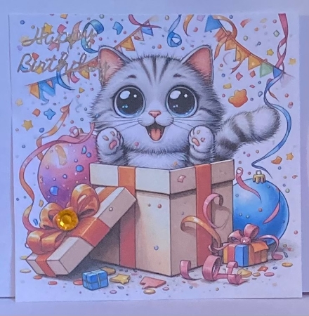 Gift Box - CARD FRONTS by Hazel Underwood