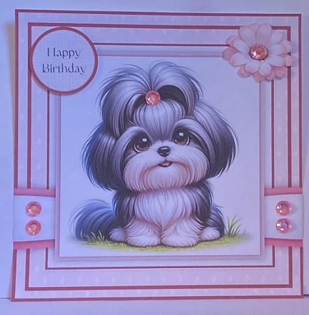 Have a Woofly Day - 8x8 Card Front Bumper Kit by Hazel Underwood